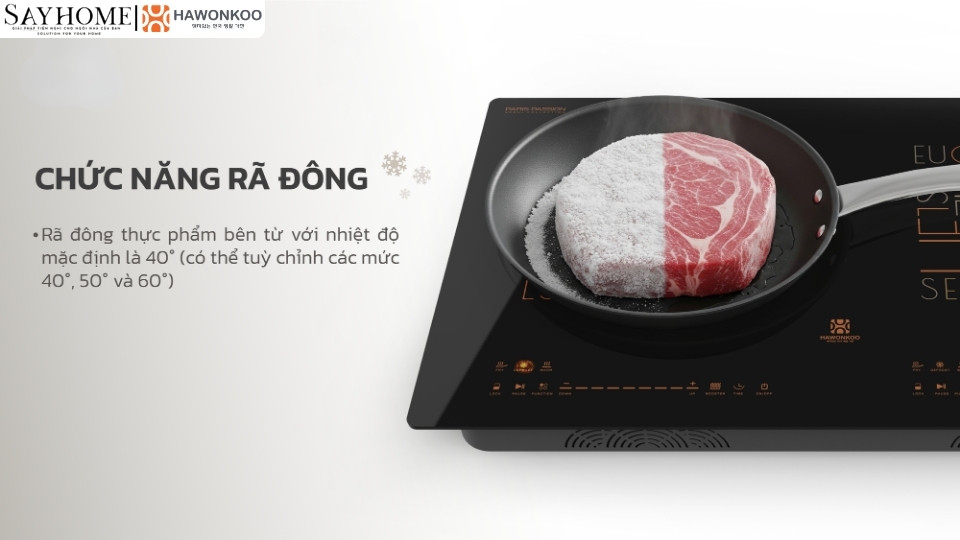 Bếp từ đôi HAWONKOO CEH-286-II tại thành phố Hồ Chí Minh