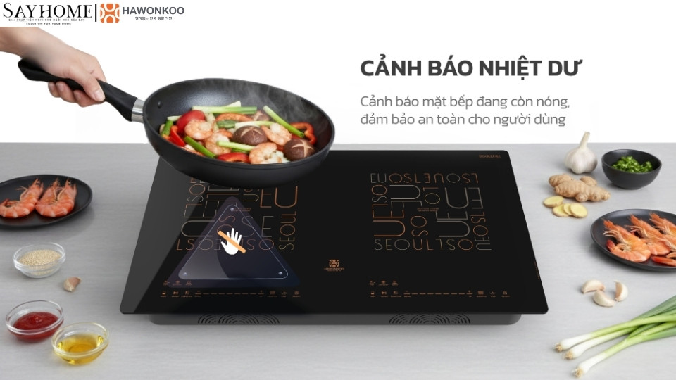 Bếp từ đôi HAWONKOO CEH-286-II tại thành phố Hồ Chí Minh