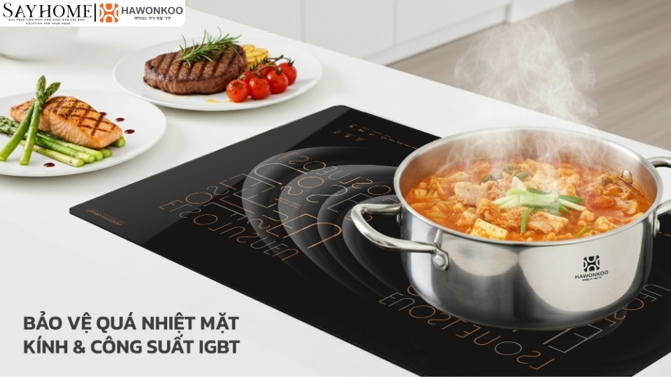 Bếp từ đôi HAWONKOO CEH-286-II tại thành phố Hồ Chí Minh