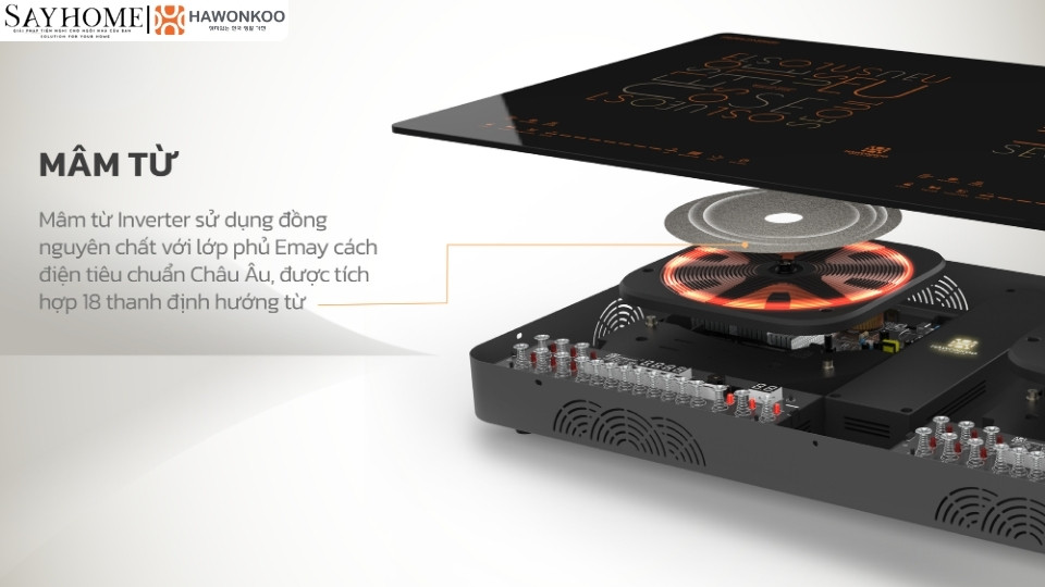 Bếp từ đôi HAWONKOO CEH-286-II tại thành phố Hồ Chí Minh