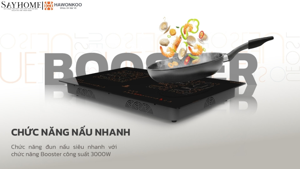 Bếp từ đôi HAWONKOO CEH-286-II tại thành phố Hồ Chí Minh