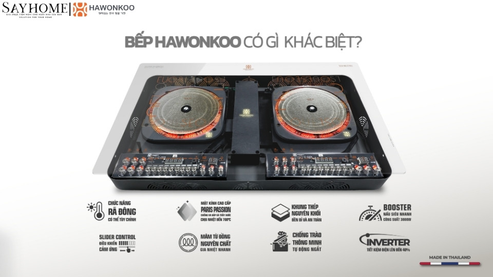 Bếp từ đôi HAWONKOO CEH-288-II tại thành phố Hồ Chí Minh