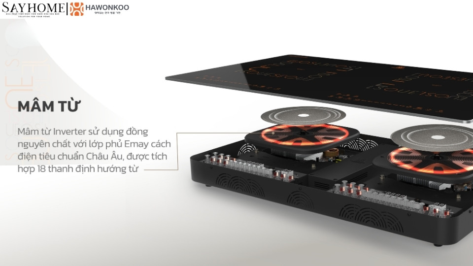 Bếp từ đôi HAWONKOO CEH-288-II tại thành phố Hồ Chí Minh