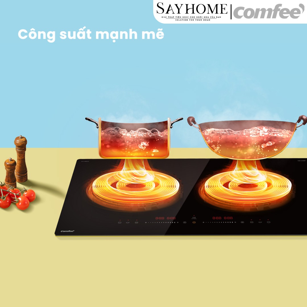 Bếp từ đôi COMFEE CIH-40DHE tại thành phố Hồ Chí Minh