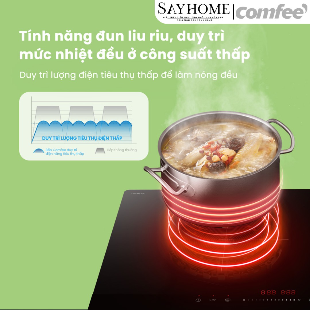 Bếp từ đôi COMFEE CIH-40DHE tại thành phố Hồ Chí Minh