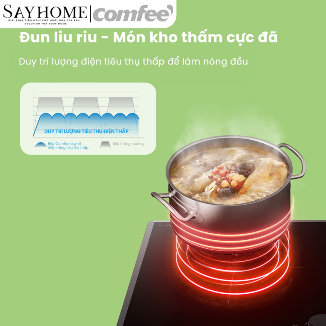 Bếp từ đôi COMFEE CIH-55DSU tại thành phố Hồ Chí Minh