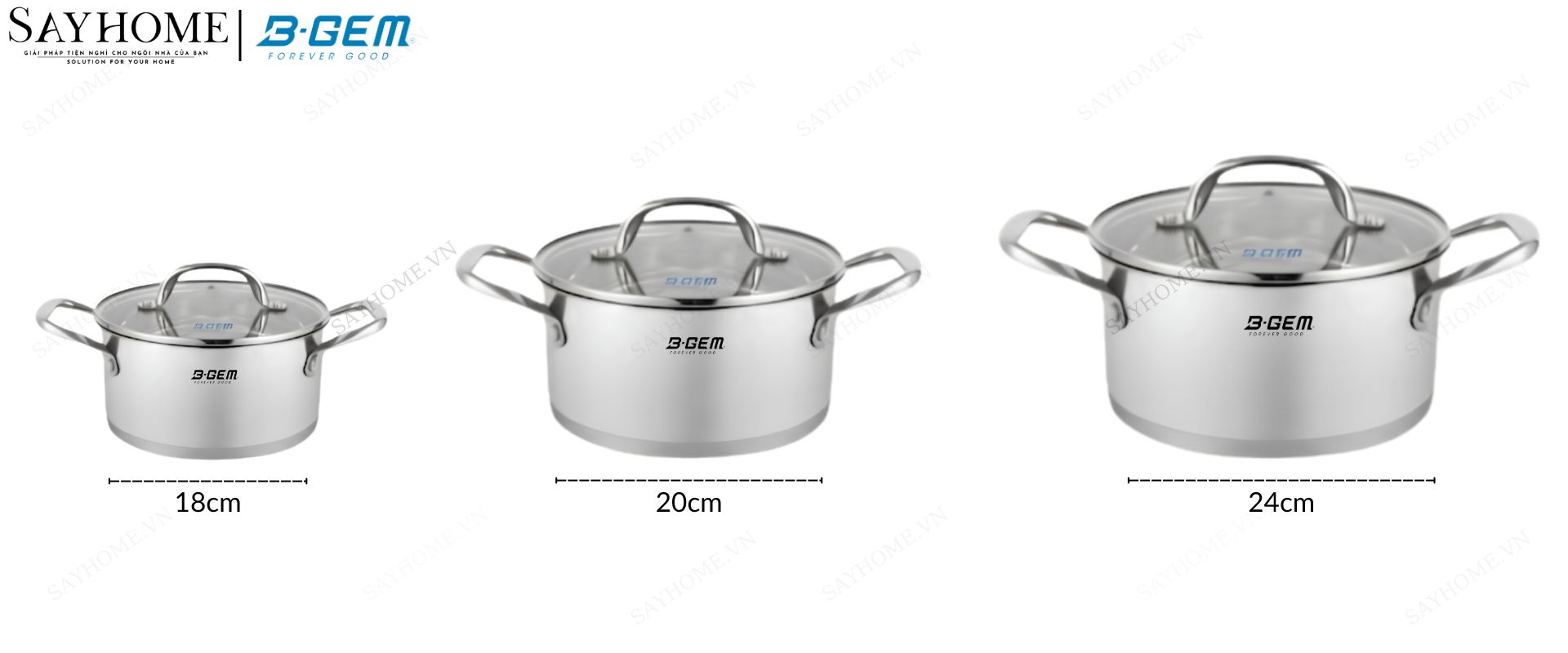 Bộ nồi B-GEM BG-379 3 món tại Thành phố Hồ Chí Minh