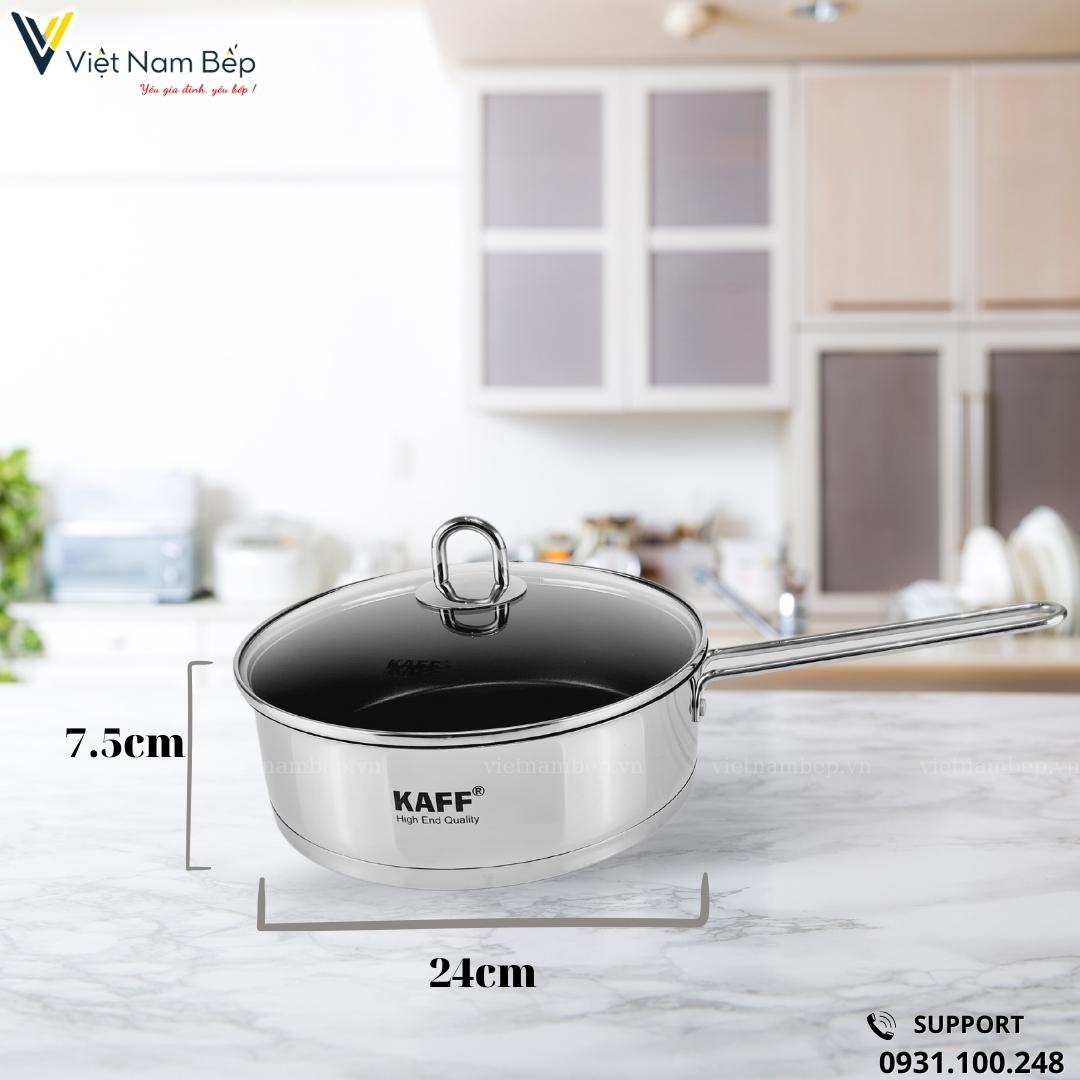 Chảo Inox cao cấp KAFF KF-ST09304 size 24x7.5 cm tại thành phố Hồ Chí Minh