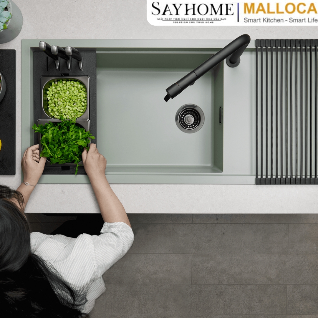 Chậu rửa đá Malloca Sense K82 tại thành phố Hồ Chí Minh