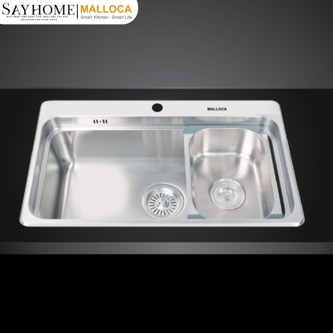 Chậu rửa chén inox Malloca MS 1022D tại thành phố Hồ Chí Minh