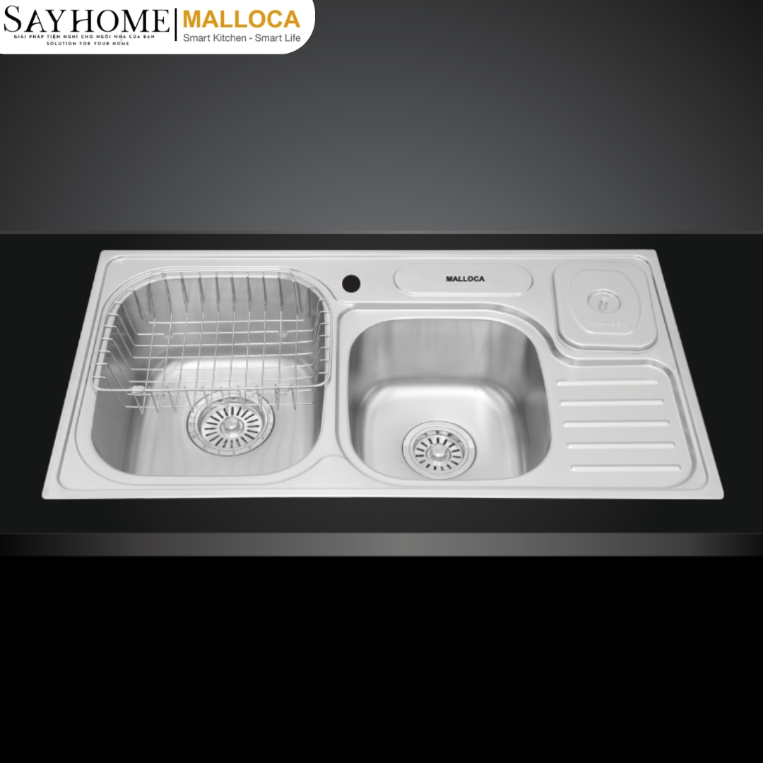 Chậu rửa chén inox Malloca MS 1024 tại thành phố Hồ Chí Minh