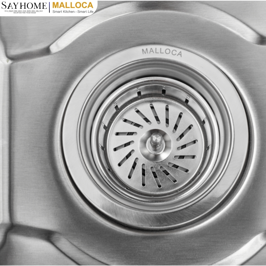 Chậu rửa chén inox Malloca MS 5082W tại thành phố Hồ Chí Minh