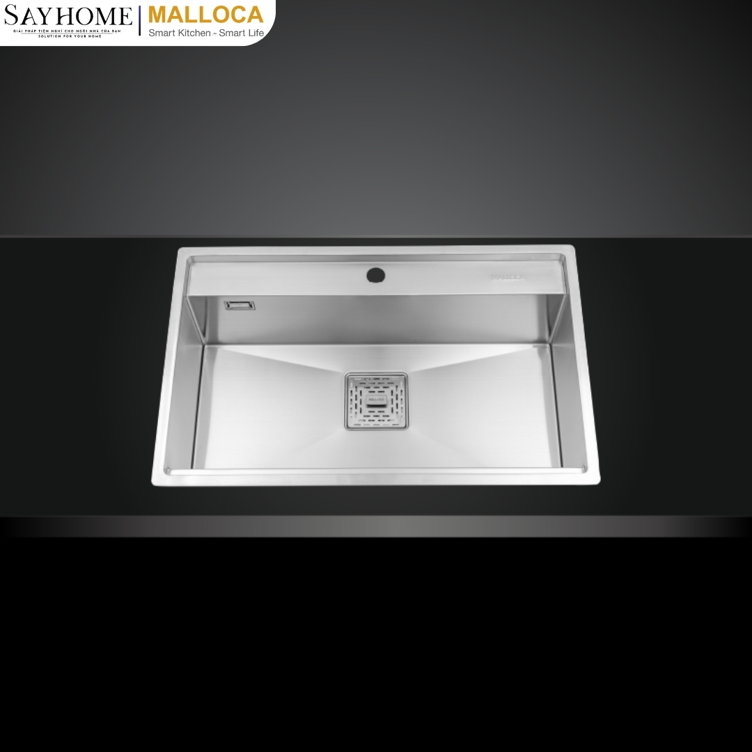 Chậu rửa chén inox Malloca MS 6302 ST tại thành phố Hồ Chí Minh