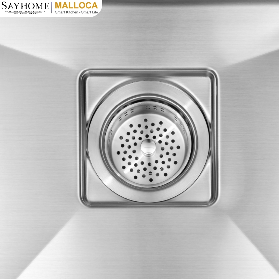 Chậu rửa chén inox Malloca MS 6302 ST tại thành phố Hồ Chí Minh