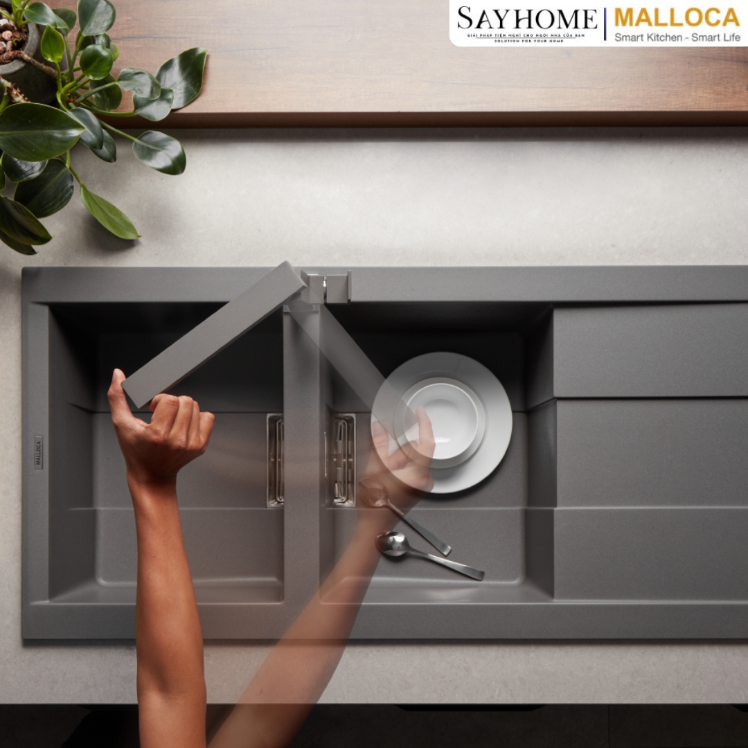 Chậu rửa đá 2 ngăn Malloca SMART K-500 tại thành phố Hồ Chí Minh
