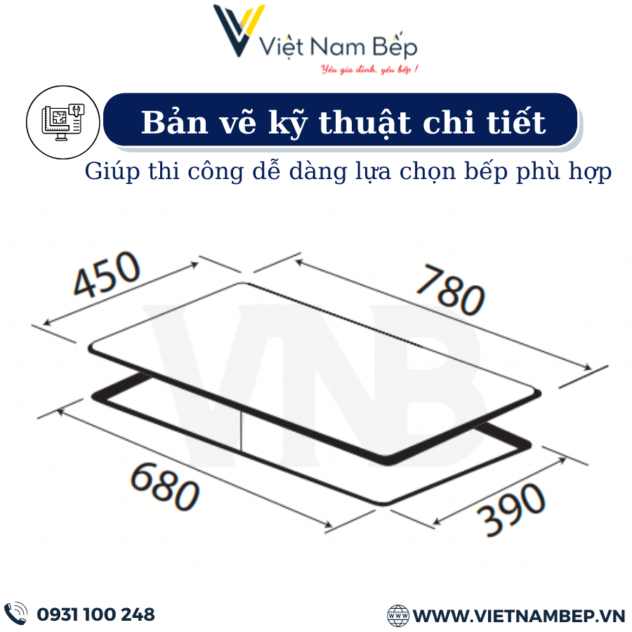 Bếp từ đôi KF-HMG5II tại thành phố Hồ Chí Minh