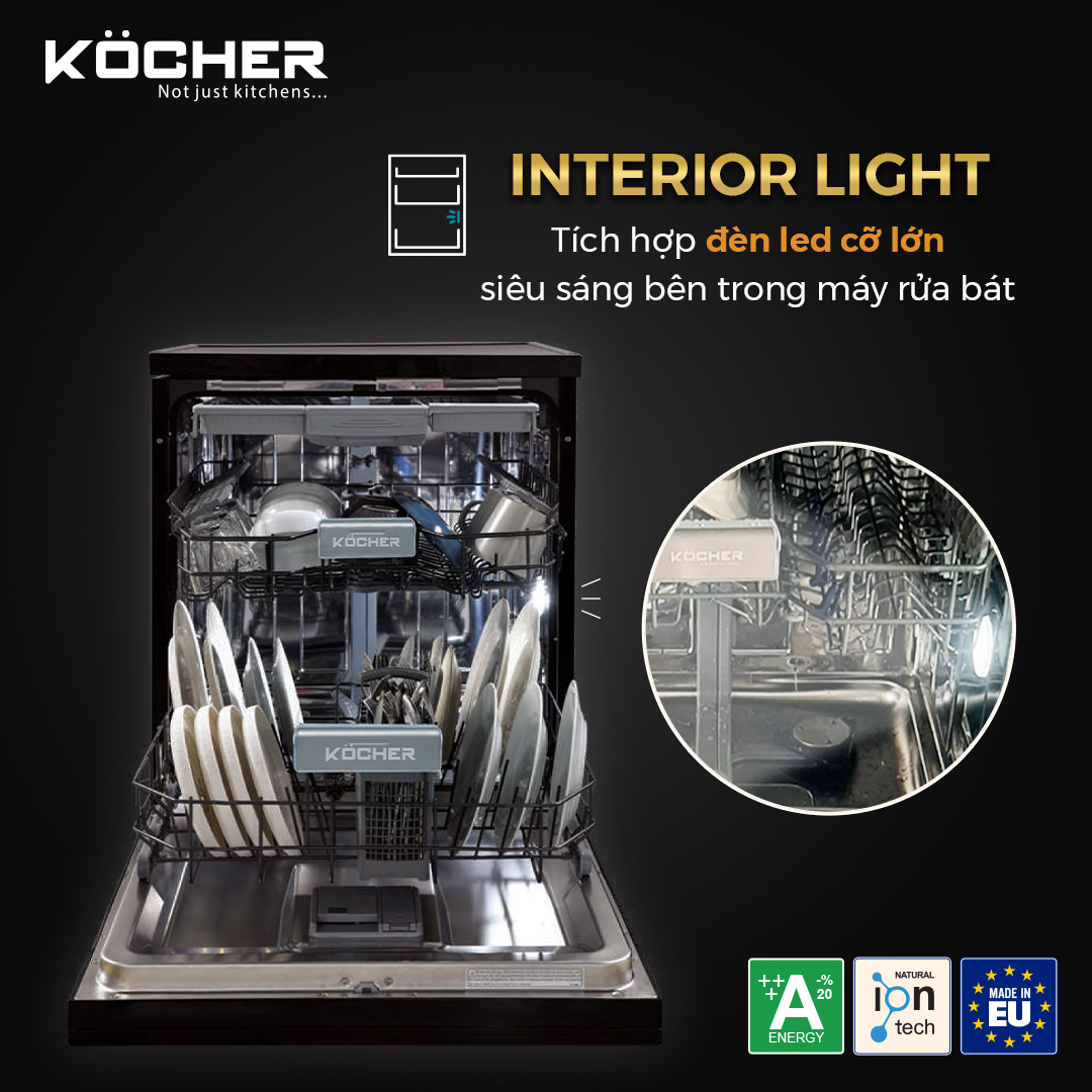 Máy rửa bát Kocher KDEU 8855S7 Series 7 tại thành phố Hồ Chí Minh