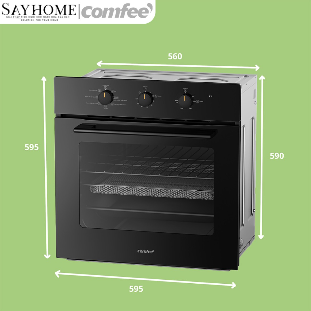 Lò nướng âm tủ COMFEE CO-AC70KB 70 lít  tại thành phố Hồ Chí Minh