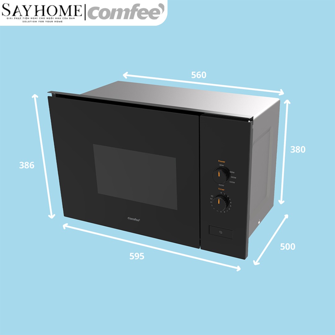 Lò vi sóng âm tủ COMFEE CMW-S20KB 20 lít tại thành phố Hồ Chí Minh