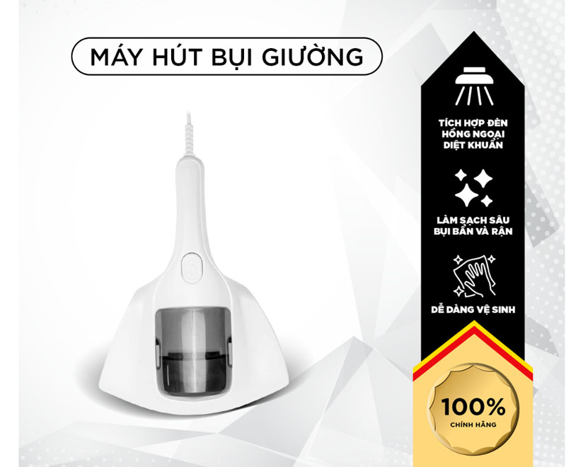 Máy hút bụi giường nệm diệt khuẩn Kieler VNB.C02 - Diệt khuẩn bằng tia UV