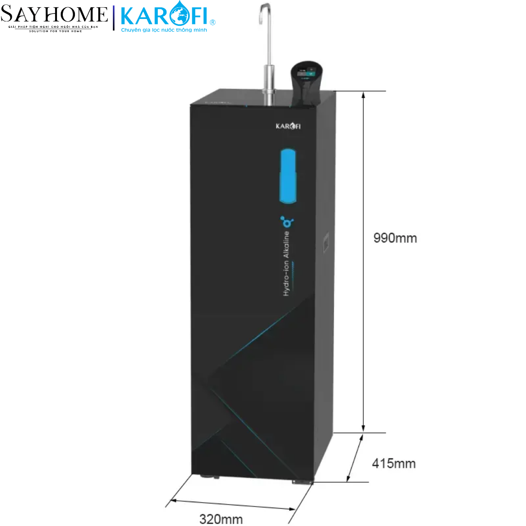 Máy lọc nước nóng lạnh Hydro-ion kiềm Karofi 12 lõi lọc KAE-S68 tại thành phố Hồ Chí Minh