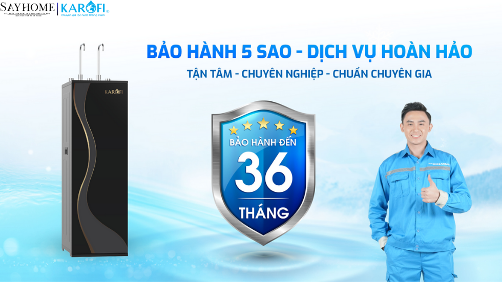 Máy lọc nước nóng lạnh tủ đứng 11 lõi lọc KAROFI KAD-D66S PRO tại thành phố Hồ Chí Minh