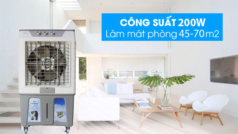 Quạt điều hòa hơi nước Hakari 80 lít HK-86 tại thành phố Hồ Chí Minh