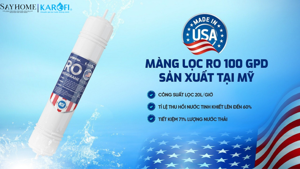 Máy lọc nước để gầm 10 lõi lọc KAROFI KAQ-U05 PRO - NEW 2025 tại thành phố Hồ Chí Minh