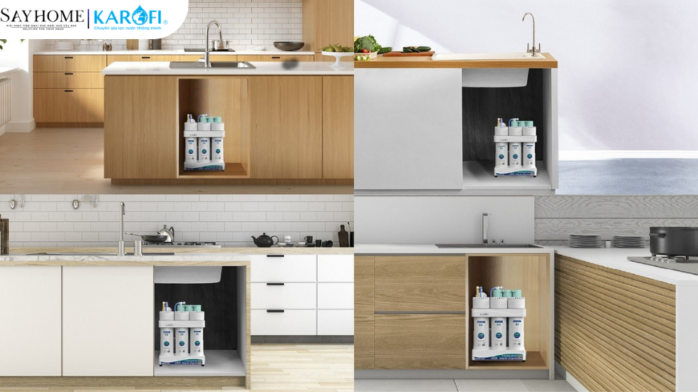 Máy lọc nước để gầm 10 lõi lọc KAROFI KAQ-U05 PRO - NEW 2025 tại thành phố Hồ Chí Minh