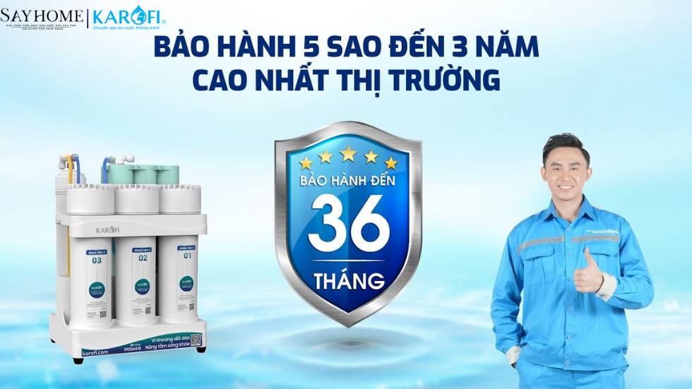 Máy lọc nước để gầm 10 lõi lọc KAROFI KAQ-U05 PRO - NEW 2025 tại thành phố Hồ Chí Minh