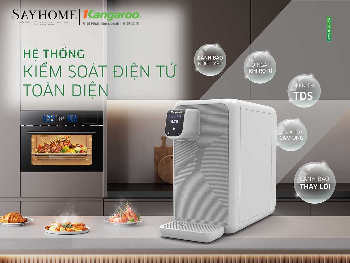 Máy lọc nước để bàn Kangaroo Hydrogen KG400HD tại thành phố Hồ Chí Minh