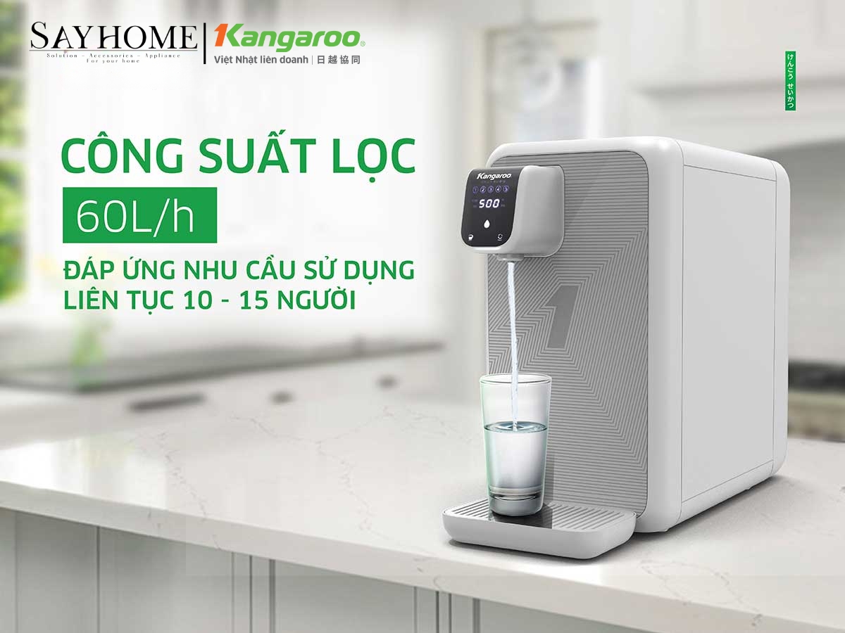 Máy lọc nước để bàn Kangaroo Hydrogen KG400HD tại thành phố Hồ Chí Minh