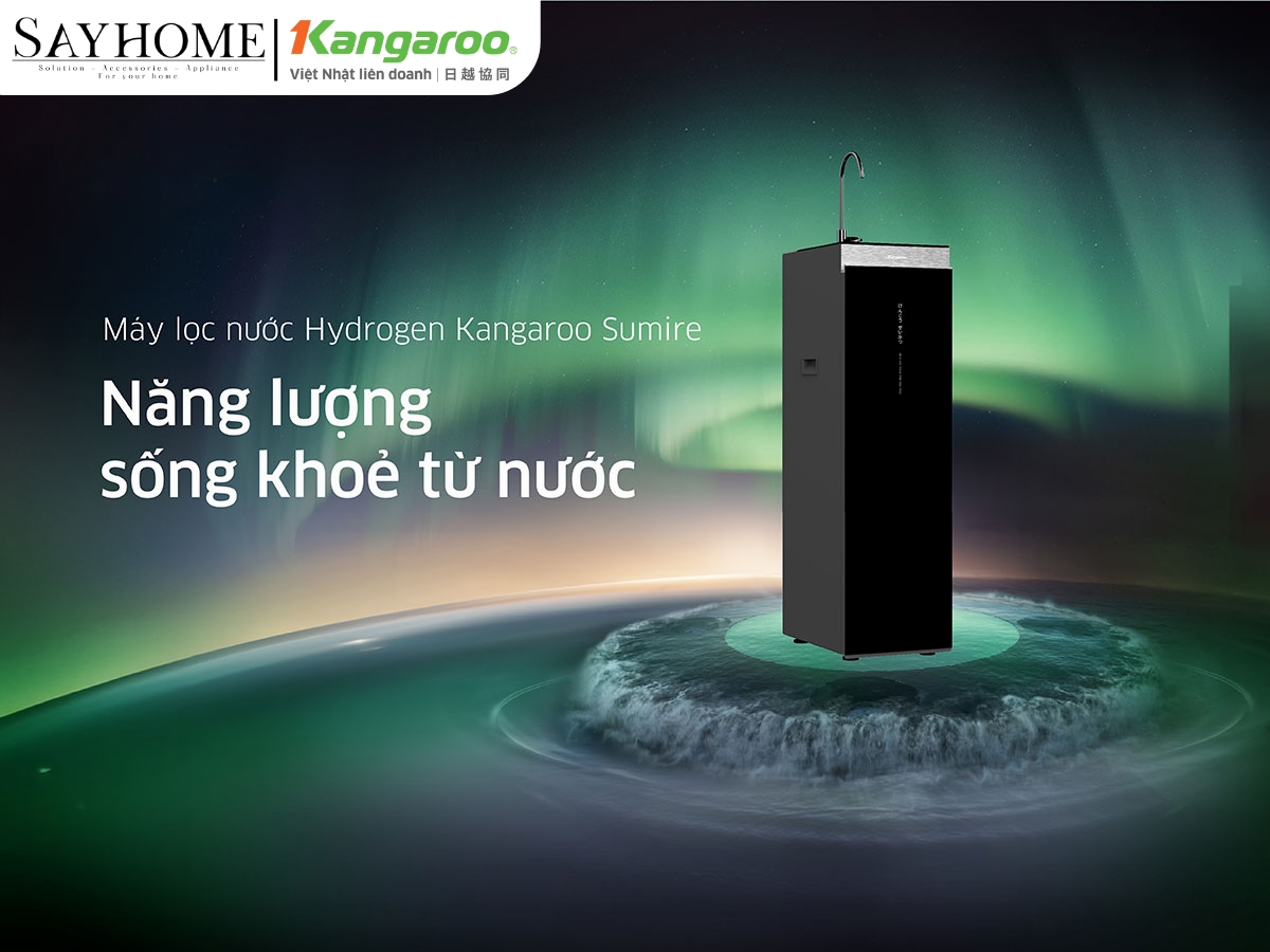 Máy lọc nước Kangaroo Sumire Hydrogen 12 lõi KG12HA tại thành phố Hồ Chí Minh