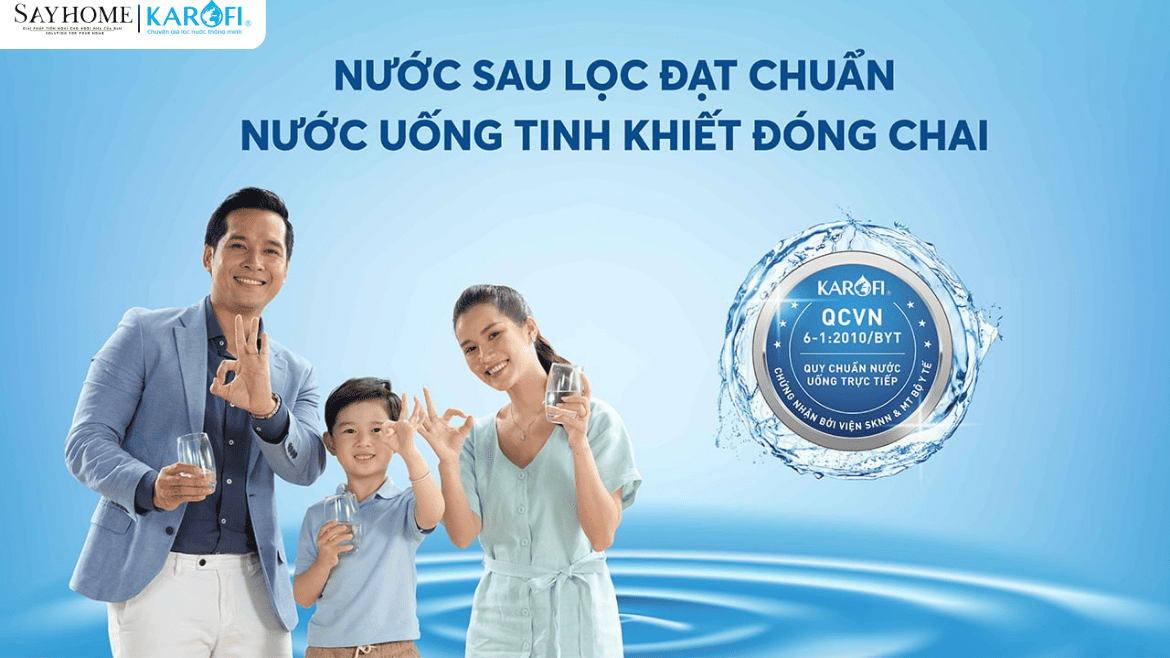 Máy lọc nước tủ đứng Karofi 10 lõi lọc KAQ-X16 tại thành phố Hồ Chí Minh