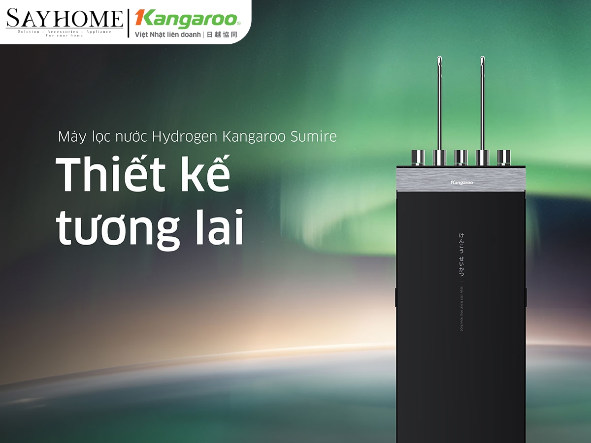 Máy lọc nước nóng lạnh Kangaroo Sumire Hydrogen 12 lõi KG12A8 tại thành phố Hồ Chí Minh