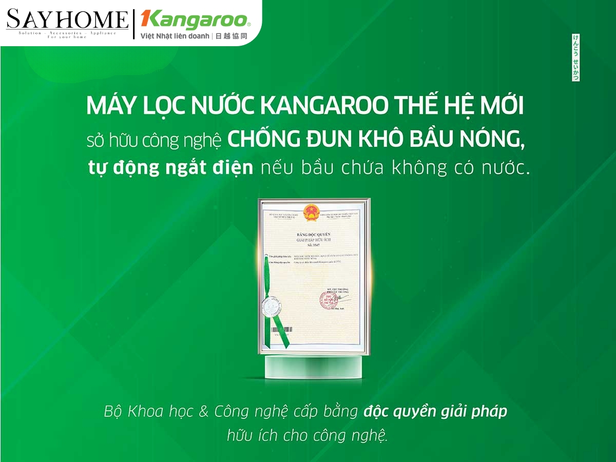 Máy lọc nước Kangaroo Sumire Hydrogen nóng lạnh 11 lõi KG11A18 tại thành phố Hồ Chí Minh