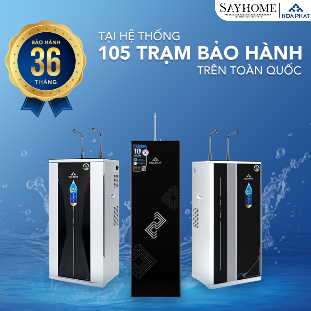 MÁY LỌC NƯỚC RO TỦ ĐỨNG HÒA PHÁT VỚI 10 LÕI LỌC HPR556 sayhome