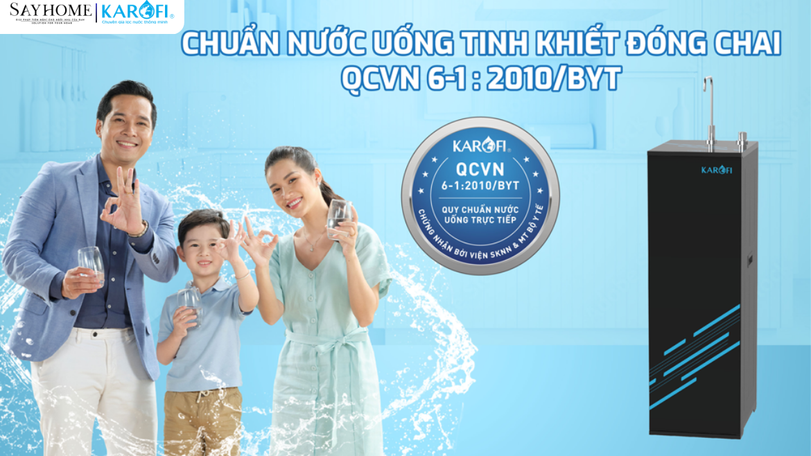 Máy lọc nước tủ đứng RO Karofi 11 lõi lọc KAQ-D20 tại thành phố Hồ Chí Minh
