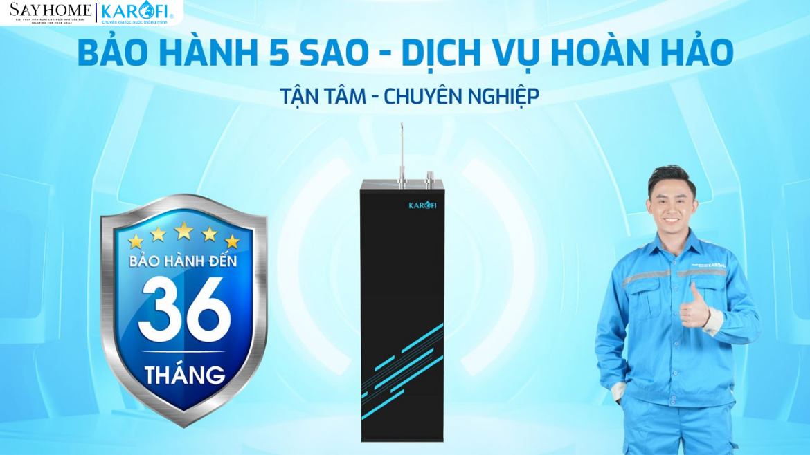 Máy lọc nước tủ đứng RO Karofi 11 lõi lọc KAQ-D20 tại thành phố Hồ Chí Minh