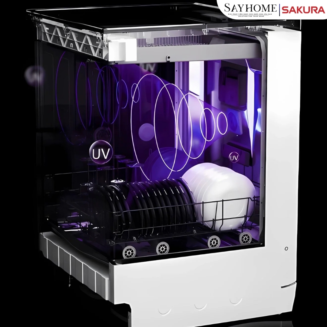 Máy rửa chén 17 bộ đồ ăn Châu Âu SAKURA SCE-W1701 tại thành phố Hồ Chí Minh