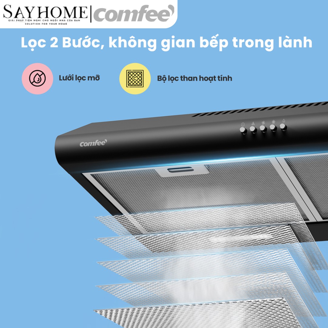 Máy hút mùi âm tủ COMFEE CH-70SF49B tại thành phố Hồ Chí Minh