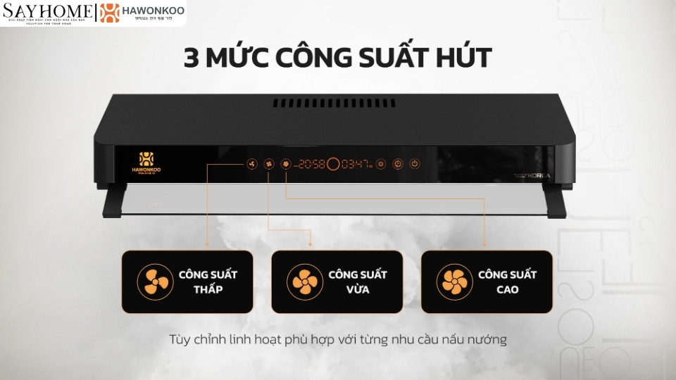 Máy hút mùi âm tủ HAWONKOO HRH-703 tại thành phố Hồ Chí Minh