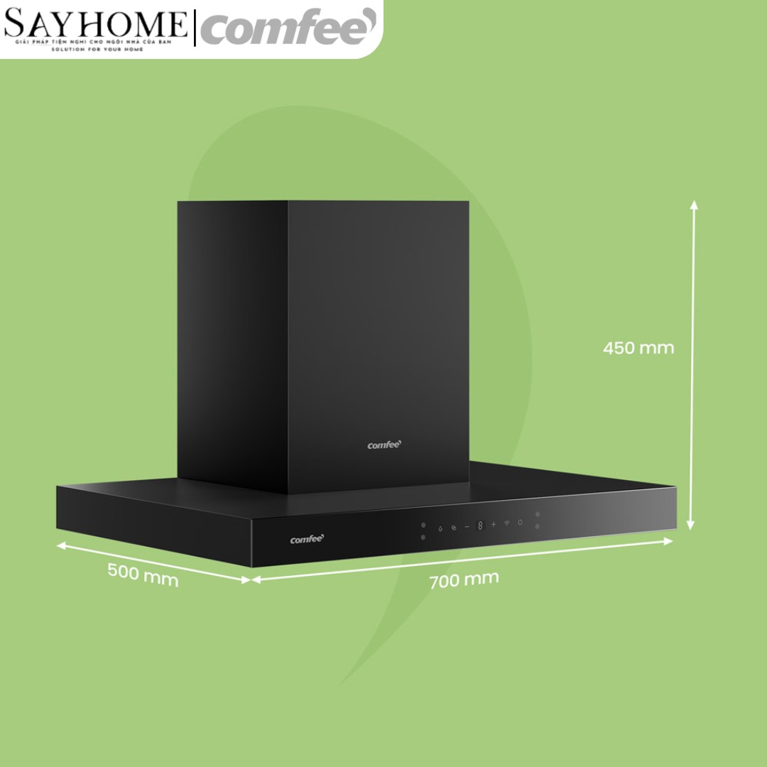 Máy hút mùi chữ T COMFEE CH-70TM77B tại thành phố Hồ Chí Minh