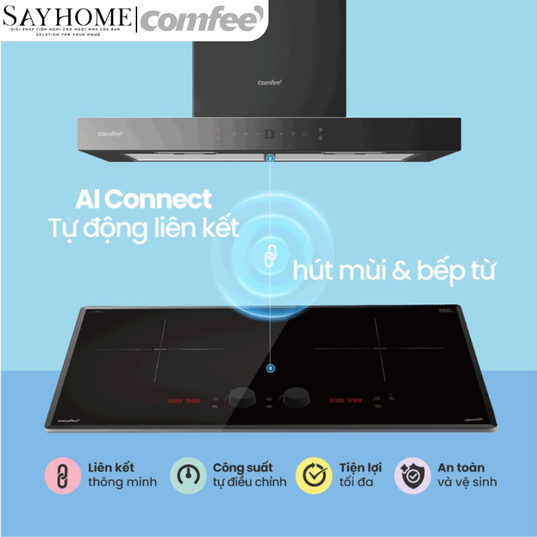 Máy hút mùi chữ T COMFEE CH-70TM77B tại thành phố Hồ Chí Minh