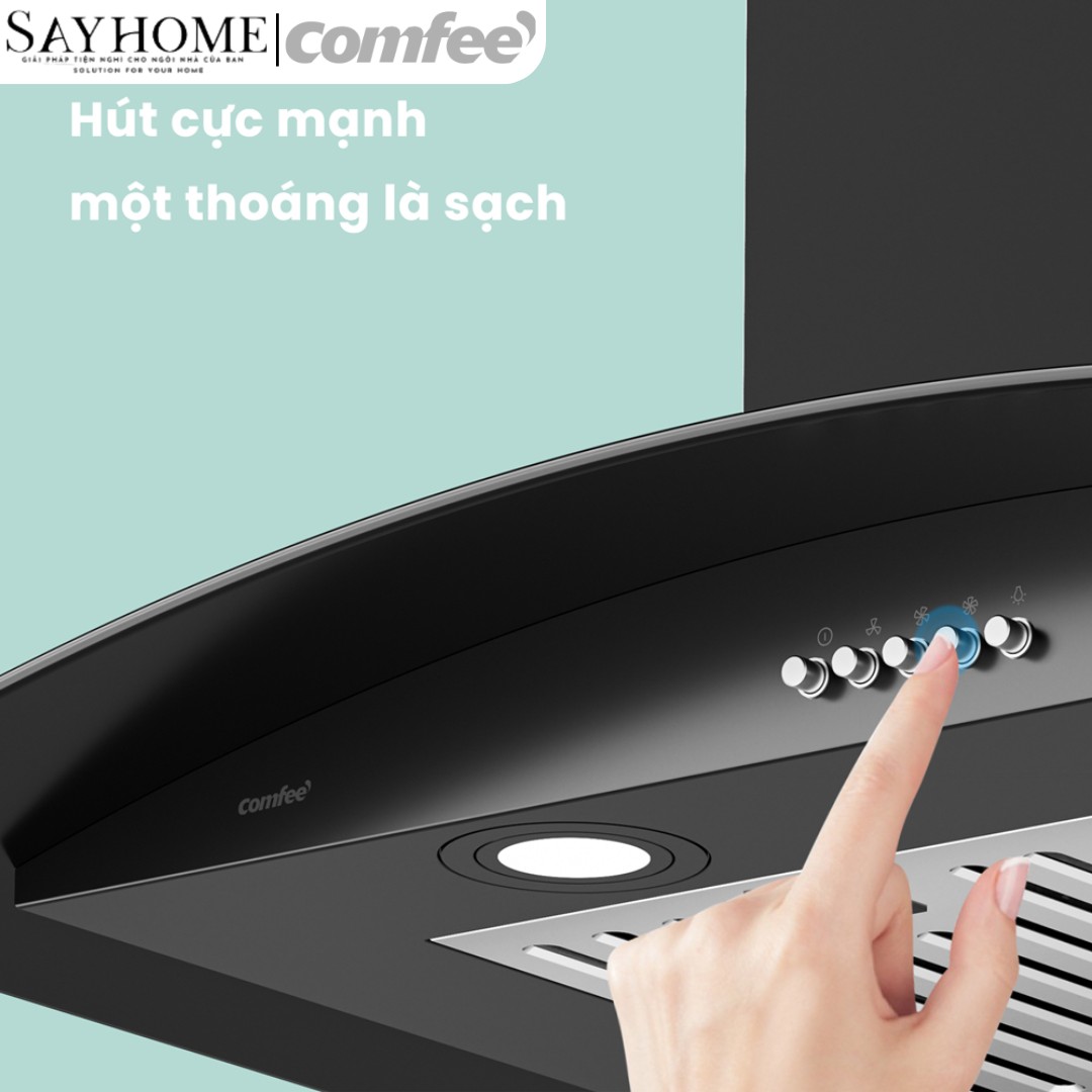 Máy hút mùi kính cong COMFEE CH-70CV71B tại thành phố Hồ Chí Minh