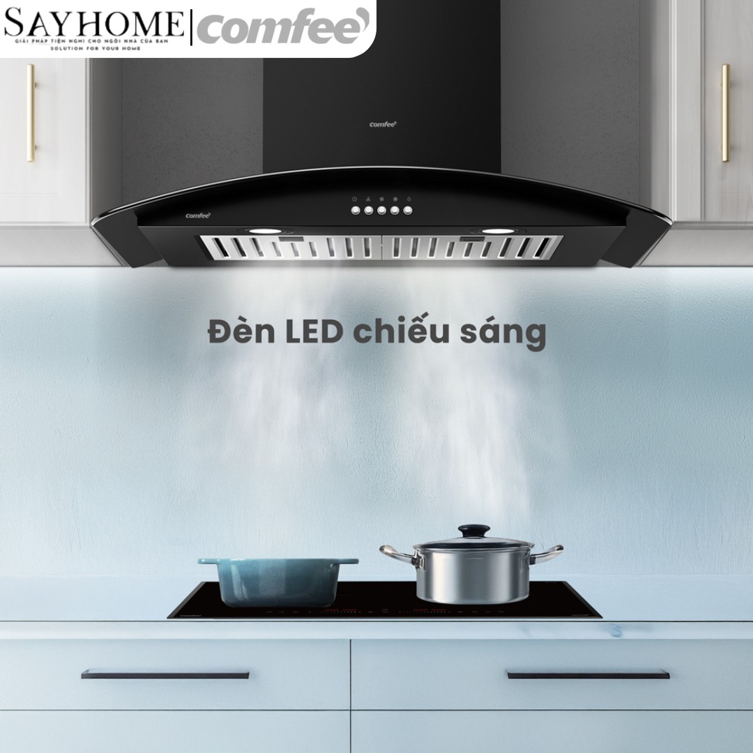 Máy hút mùi kính cong COMFEE CH-70CV71B tại thành phố Hồ Chí Minh