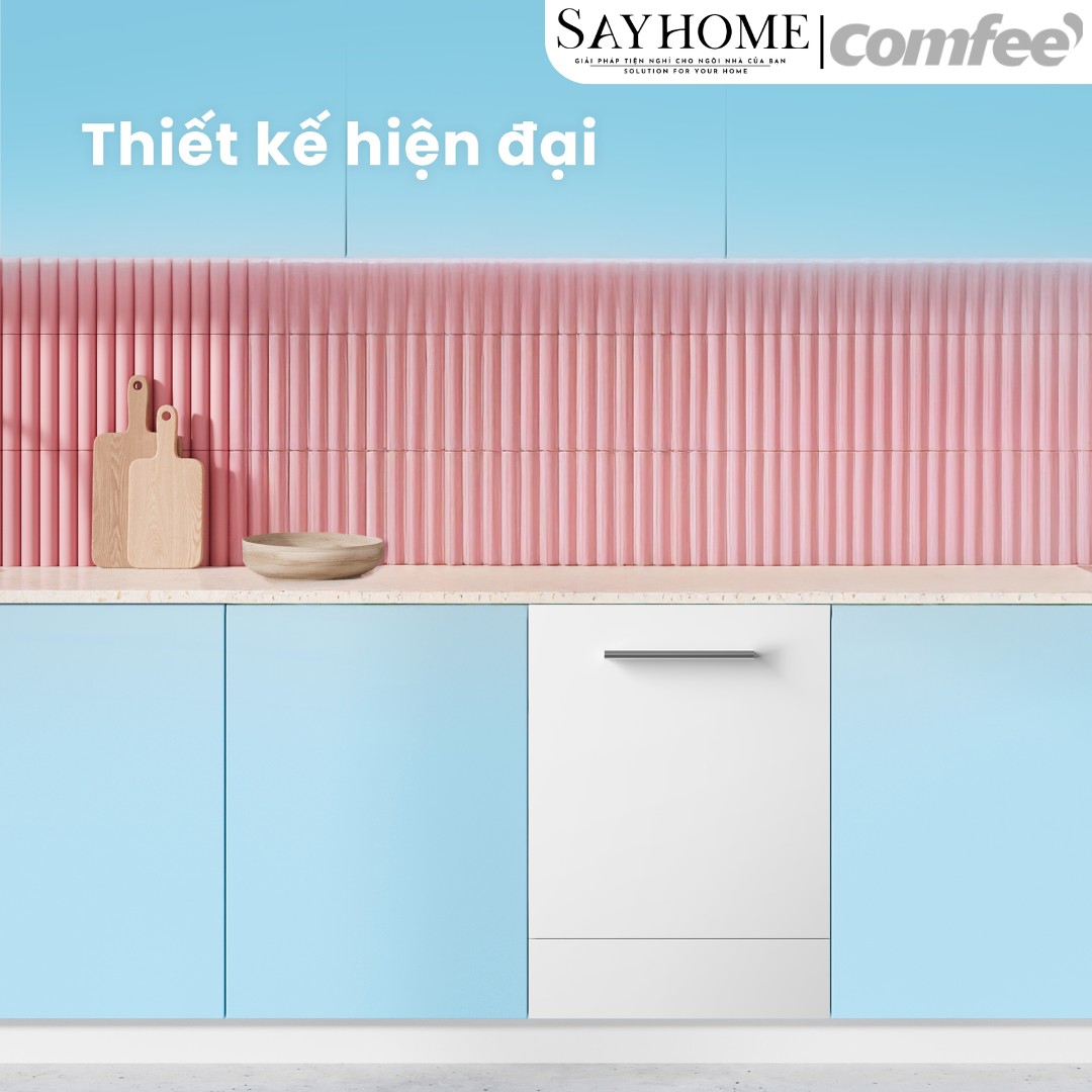 Máy rửa chén COMFEE màu xám CDW-15B60AS 15 bộ đồ ăn Châu Âu tại thành phố Hồ Chí Minh