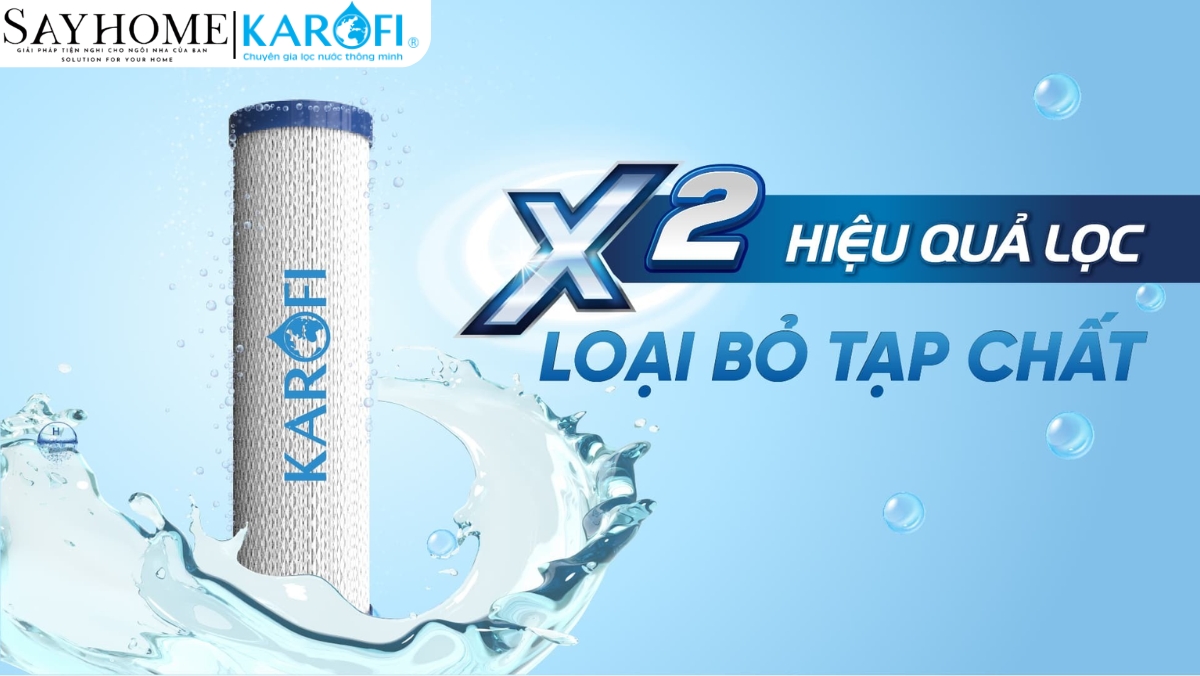 Bộ lõi lọc thô Karofi Smax Pro 1,2,3 tại thành phố Hồ Chí Minh