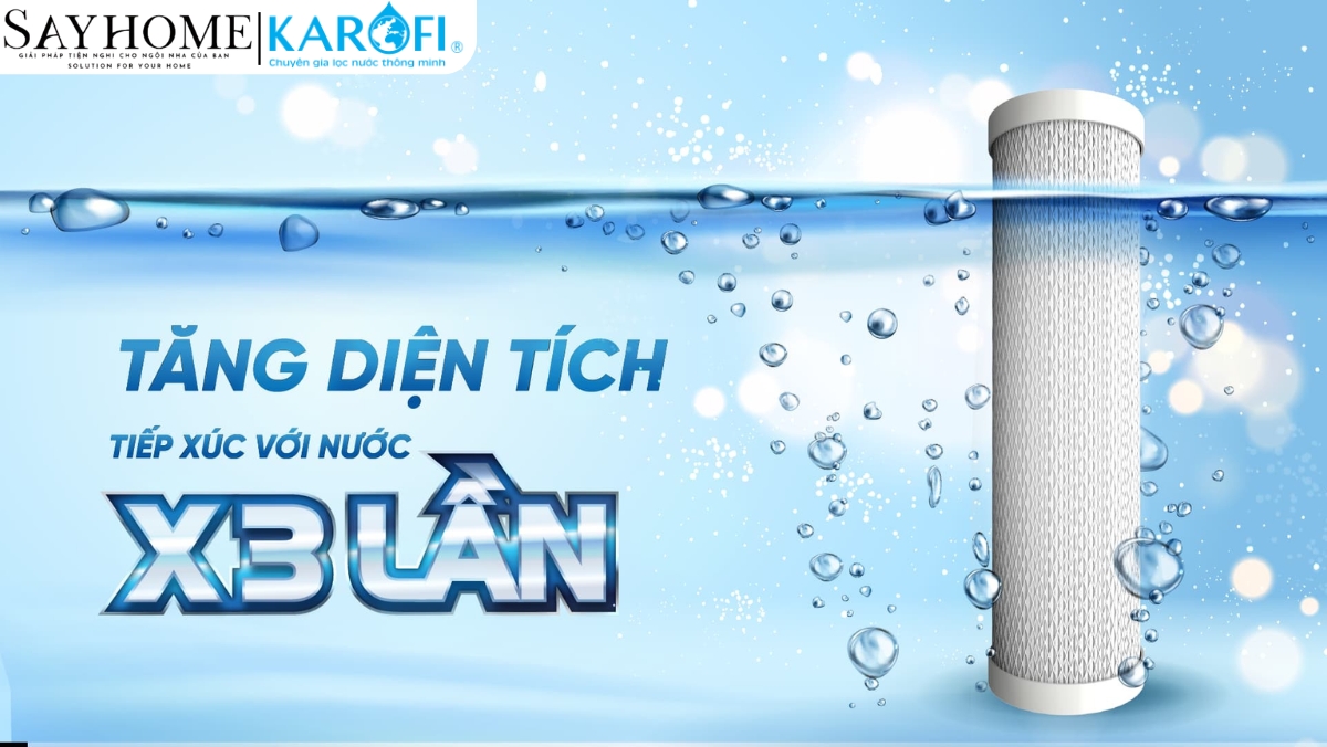 Bộ lõi lọc thô Karofi Smax Pro 1,2,3 tại thành phố Hồ Chí Minh