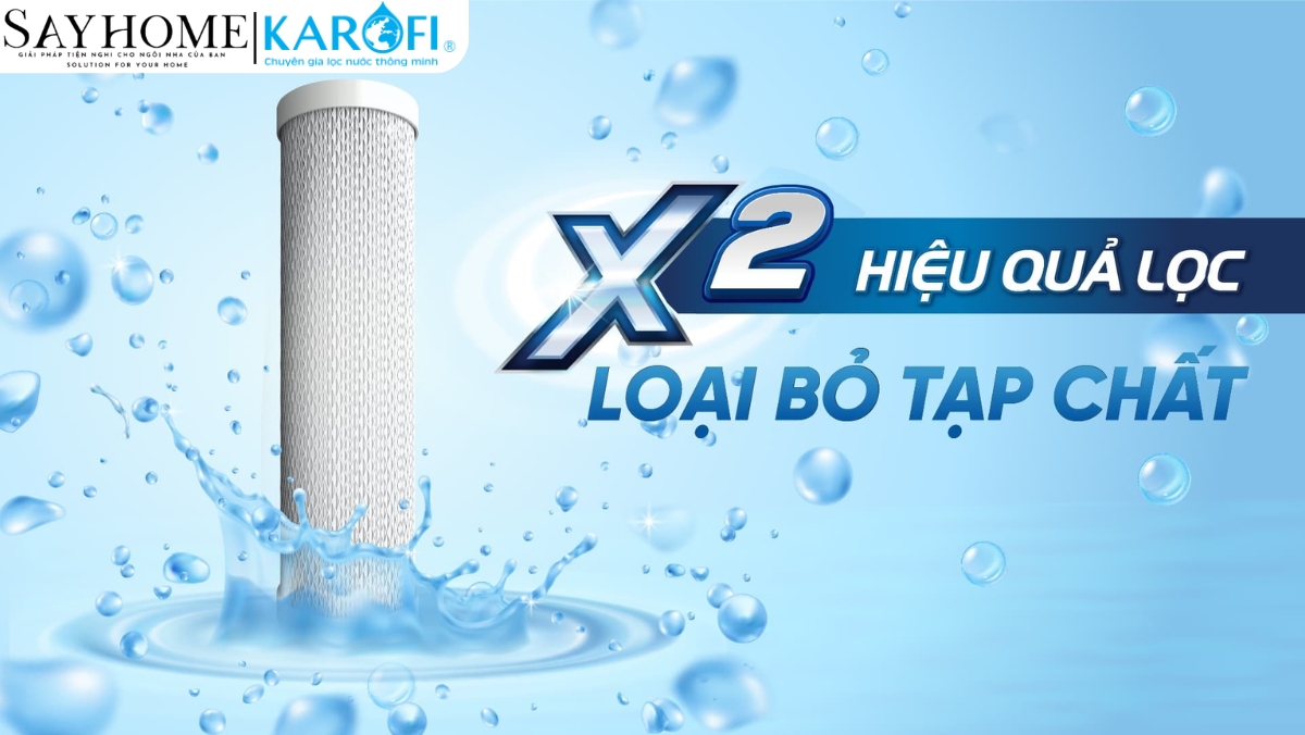 Bộ lõi lọc thô Karofi Smax Pro 1,2,3 tại thành phố Hồ Chí Minh